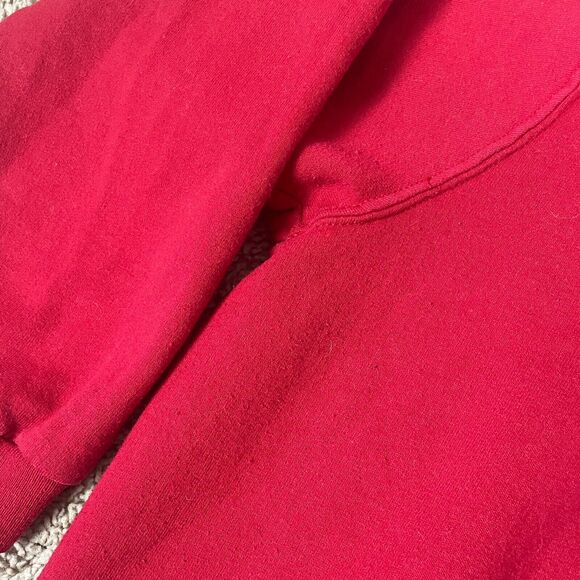 Crewneck Sweatshirt Womens Plus Size 18W 20W Red Graphic Grandma Cottage Garden - Picture 9 of 13